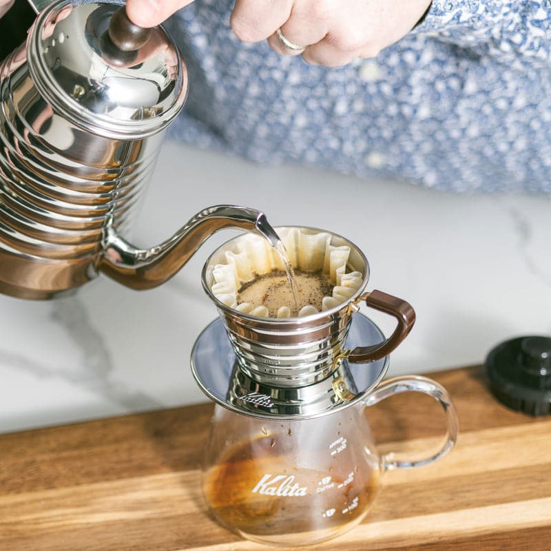 Kalita Wave 155 Stainless Steel Dripper (1-2 Cups) - Image 5